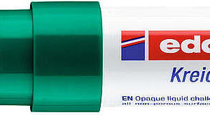 edding 4090 rotulador de tiza liquida punta biselada trazo entre 4 y 15mm olor neutro color verde