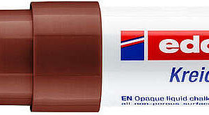 edding 4090 rotulador de tiza liquida punta biselada trazo entre 4 y 15mm olor neutro color marron