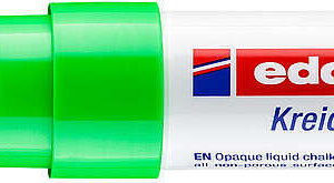 edding 4090 rotulador de tiza liquida punta biselada trazo entre 4 y 15mm olor neutro color verde claro