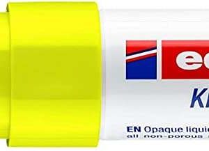 edding 4090 rotulador de tiza liquida punta biselada trazo entre 4 y 15mm olor neutro color amarillo neon