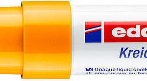 edding 4090 rotulador de tiza liquida punta biselada trazo entre 4 y 15mm olor neutro color naranja neon