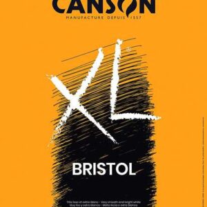 canson bloc xl bristol extraliso a3 de 50 hojas 180gr acabado satinado muy resistente color blanco