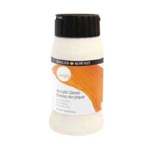 daler rowney simply bote de imprimador de yeso 500ml color blanco