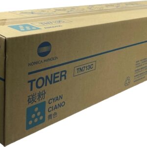 konica minolta tn713c cyan cartucho de toner original tn713c/a9k8450