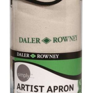 daler rowney simply delantal con 4 bolsillos color beige