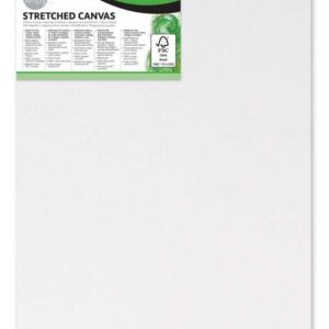 daler rowney simply bastidor entelado 18x24cm imprimacion triple grano medio 100% algodon sin acido 250g