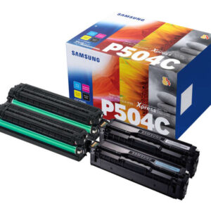 samsung clp415/clx4195 pack de 4 cartuchos de toner originales clt p504c/su400a