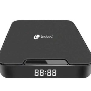 leotec show 2 432 receptor android tv box 32gb 4k wifi bluetooth, hdmi, usb 2.0 y ethernet