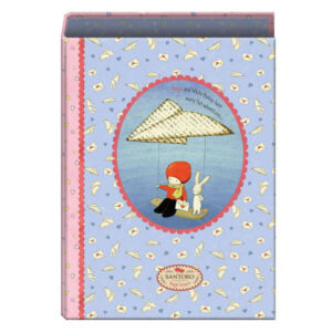 dohe santoro poppi loves messenger carpeta de 4 anillas formato folio cubierta de carton forrado anillas niqueladas de 40mm