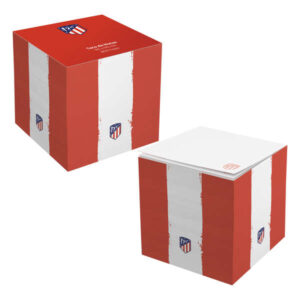 dohe atletico de madrid taco de 800 hojas preimpresas 90x90mm