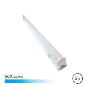 elbat tubo led t5 5w 500lm 30cm luz fria con interruptor