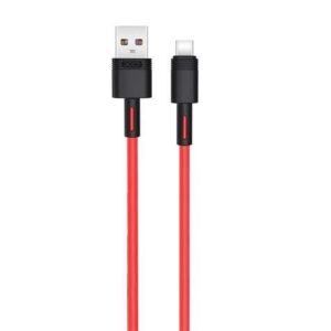 xo cable nbq166 carga rapida usb tipo c 5a 1m color rojo