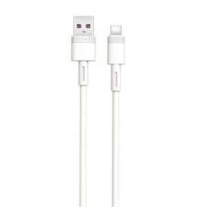 xo cable nbq166 carga rapida usb tipo c 5a 1m color blanco