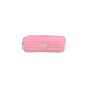 dohe serie pastel portatodo doble cierre de cremallera color rosa pastel