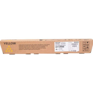 ricoh aficio mp c3500/mp c4500 amarillo cartucho de toner original 884931/888609/842035