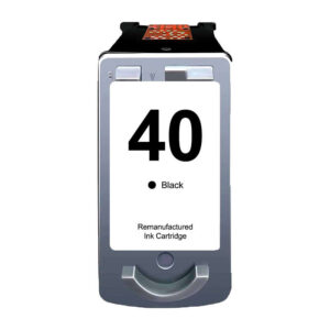 canon pg40/pg50/pg37 negro cartucho de tinta remanufacturado muestra nivel de tinta reemplaza 0615b001/0615b042/0616b001/2145b001