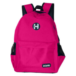 dohe serie icon mochila tamaño 30x43x16cm bolsillo exterior y bolsillo interior para tablet tirantes reforzados y ajustables asa superior color rosa fucsia