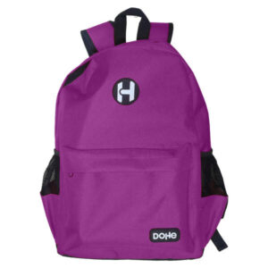 dohe serie icon mochila tamaño 30x43x16cm bolsillo exterior y bolsillo interior para tablet tirantes reforzados y ajustables asa superior color morado