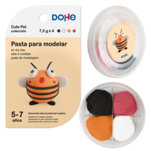 dohe coleccion cute pet pasta para modelar abeja ligera y flexible apto para niños de 5 a 7 años