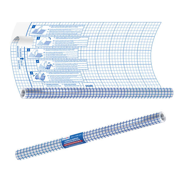dohe rollo forralibros autoadhesivo tamaño 50x150cm material pvc 50 micras