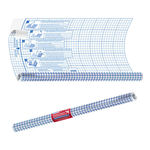 dohe rollo forralibros autoadhesivo tamaño 50x300cm material pvc 50 micras