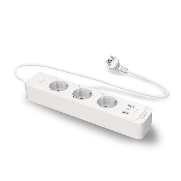 tp link tapo p300 regleta inteligente wifi 3 enchufes y 2 puertos usb 3.0 carga rapida de 18w control por voz cable de 1.50m