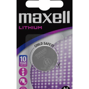 maxell pack de 1 pila litio de boton cr2016 3v