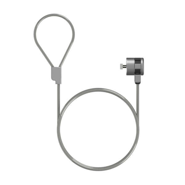 aisens cable de seguridad con cerradura de llave para ordenador, monitor, portatil 1.5m