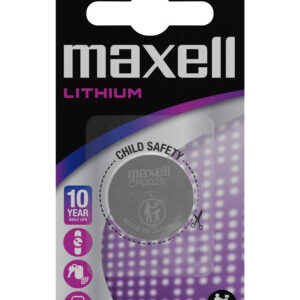 maxell pack de 1 pila litio de boton cr2025 3v