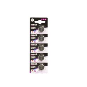 maxell pack de 5 pilas litio de boton cr2025 3v