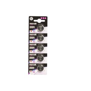 maxell pack de 5 pilas litio de boton cr2032 3v