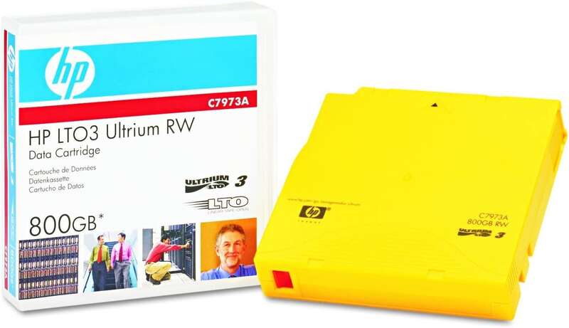 hp lto 3 ultrium 800gb rw cinta de datos