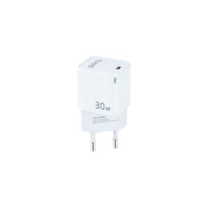 tooq cargador de pared gan usb c/pd 30w color blanco