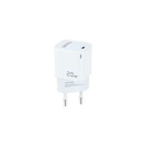 tooq cargador de pared usb c/pd 20w color blanco