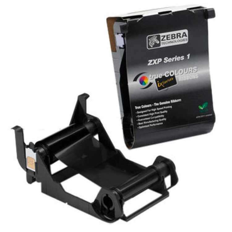 zebra zxp series 1 cinta original true colors negro 800011 101