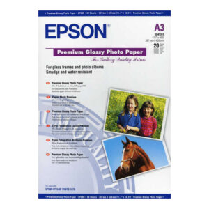 epson c13s041315 papel fotografico a3 255gr acabado brillante 20 hojas para impresoras de tinta