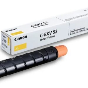 canon cexv52 amarillo cartucho de toner original 1001c002