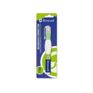 bismark boligrafo corrector 8ml punta metalica fina alta precision diseño ergonomico