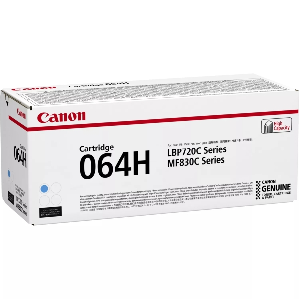 canon 064h cyan cartucho de toner original 4936c001