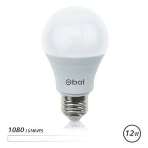 elbat bombilla led a60 12w 1080lm e27 luz blanca