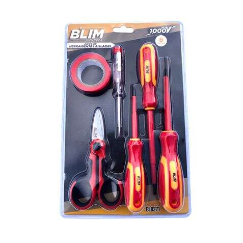 blim juego 6 pcs herramientas aisladas 1000v