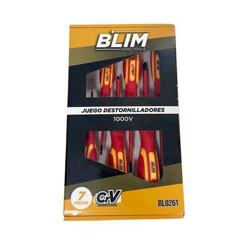 blim juego 7 piezas destornilladores 1.000v