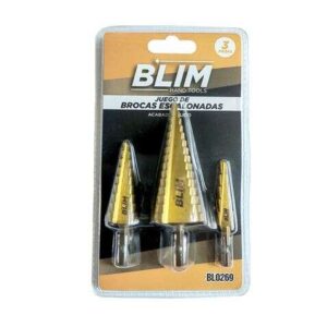 blim juego 3 pcs brocas escalonadas