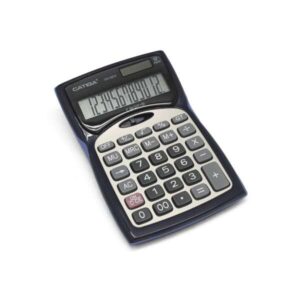 bismark calculadora de sobremesa pantalla lcd de 12 digitos