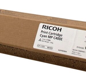 ricoh aficio mp c300/mp c400/mp c401 cyan cartucho de toner original 842238/842039/841551/841300