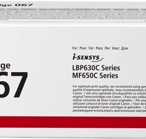 canon 067 cyan cartucho de toner original 5101c002