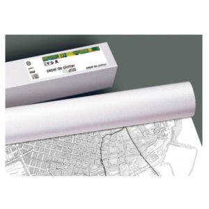 fabrisa plus bobina de papel para plotter 90gr medidas 914mm x 50m