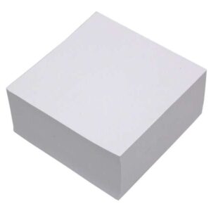 ingraf taco encolado de 500 notas 100x100mm no adhesivas color blanco