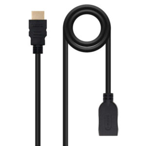 nanocable cable hdmi 2.0 prolongador a/m a/h 3.0m color negro