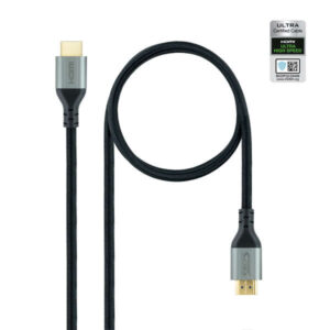 nanocable cable hdmi 2.1 certificado ultra hs m m 2m color negro
